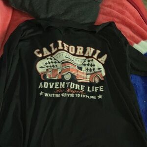 COS Black Adventure Graphic Long Sleeve Shirt